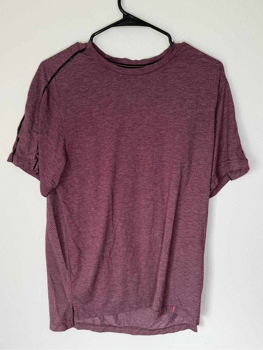 Champion Men's Short Sleeve Crew Tee in Plum Heather